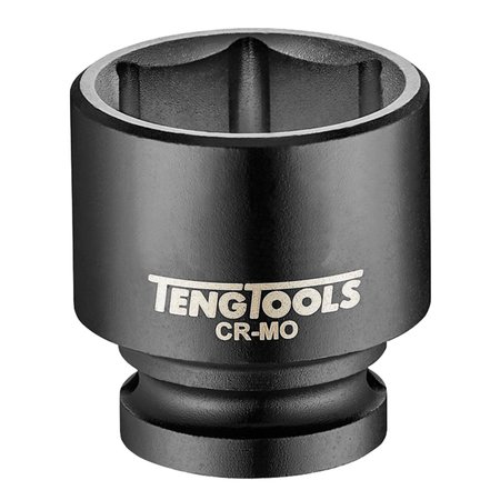 TENG TOOLS 1-1/4 Inch DIN 6 Point SAE Shallow / Regular 1/2 Inch Drive Chrome Molybdenum Impact Socket 920140